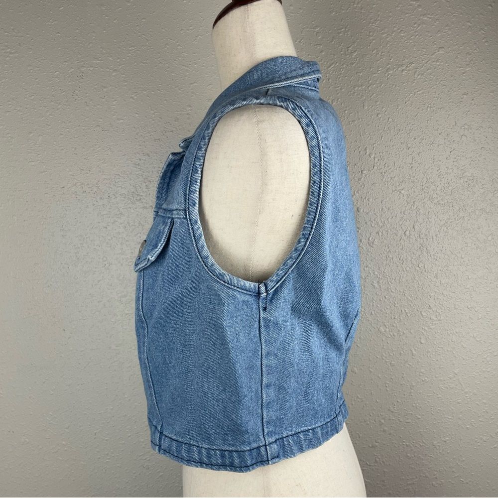Vintage Apache Cropped Denim Jacket Size S EUC - Picture 3 of 5